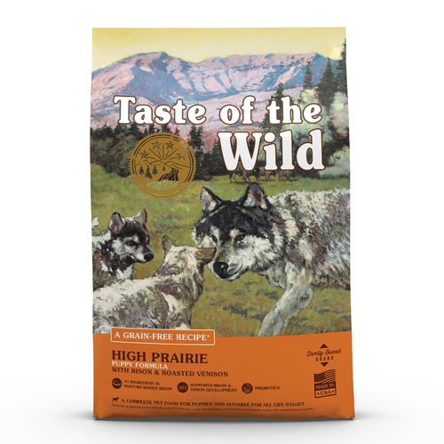 Visuel 1 du produit Croquettes Chiot Sans Céréales - Taste of the Wild High Prairie Puppy - 12,2kg