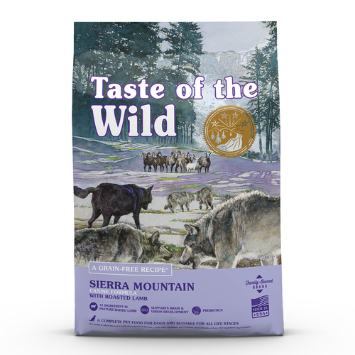 Visuel 1 du produit Croquettes Chien Sans Céréales – Taste of the Wild Sierra Mountain – 5,66 kg