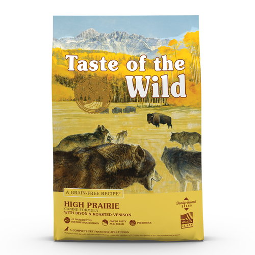 Visuel 1 du produit Croquettes Chien Sans Céréales - Taste of the Wild High Prairie - 12,2kg