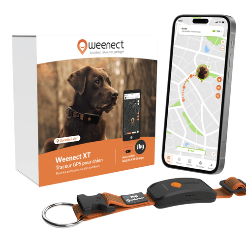 Visuel 1 du produit Weenect GPS Chien XT orange