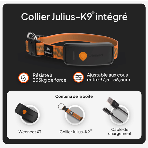 Visuel 8 du produit Weenect GPS Chien XT orange