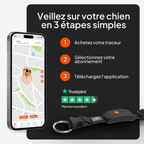 Visuel 7 du produit Weenect GPS Chien XT noir