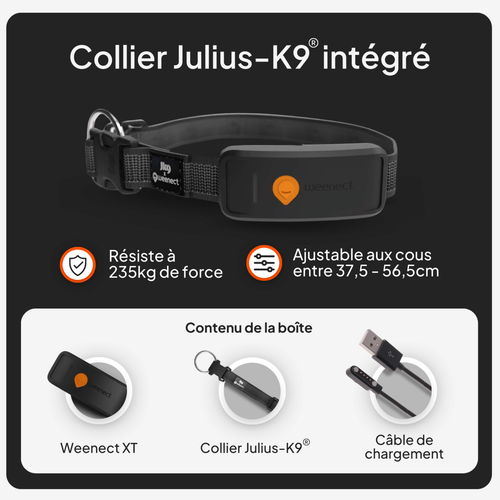 Visuel 8 du produit Weenect GPS Chien XT noir