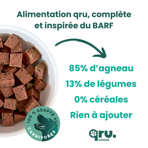 Visuel 7 du produit BARF Chien - Saucisse à la Dinde - 800 gr
