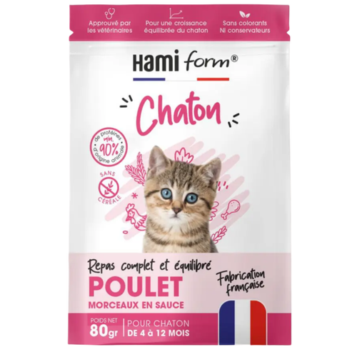 Visuel 1 du produit Hamiform Repas complet pour chaton Poulet - 85 gr