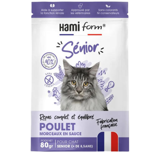 Visuel 1 du produit Hamiform repas complet pour chat sénior Poulet - 85 gr