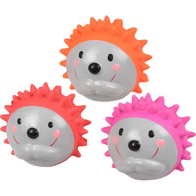 Comparer les prix de Jouet Chien - Flamingo sting hérisson latex x1 - 8,5 x 8 x 7,5 cm - coloris aléatoire