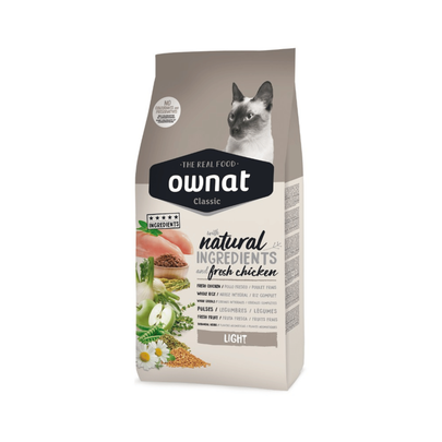 Meilleurs prix pour Croquettes Chat - Ownat Classic Light - 4kg