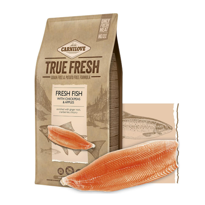 Comparer les prix de Croquettes Chien Sans Céréales – Carnilove True Fresh Poisson - 11,4 kg