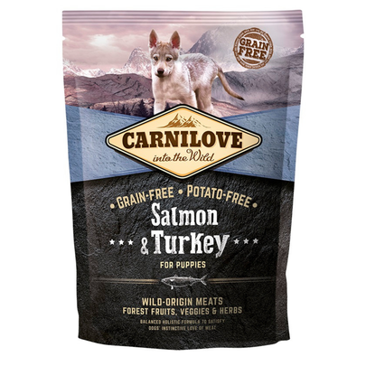 CARNILOVE-Croquettes Chien - Carnilove Chiot Sans Céréales Salmon & Turkey - 1,5kg