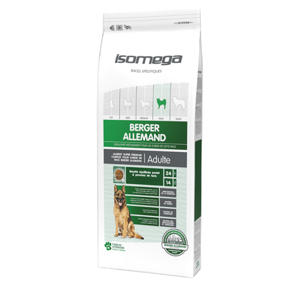 ISOMEGA-Croquettes Chien Adulte – Berger Allemand Isomega au poulet – 12 kg