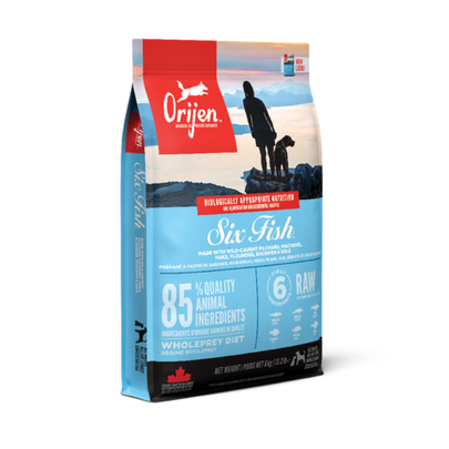 ORIJEN-Croquettes Chien Sans Céréales - Orijen adult Six fish 2kg