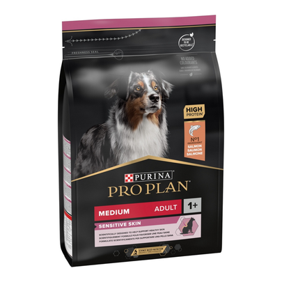 PRO PLAN-Croquettes Chien – Pro Plan Medium Adulte Sensitive Skin Saumon - 3 kg