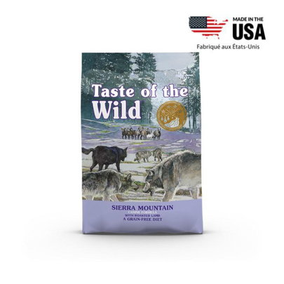 Comparer les prix de Croquettes Chien Sans Céréales – Taste of the Wild Sierra Mountain – 5,66 kg