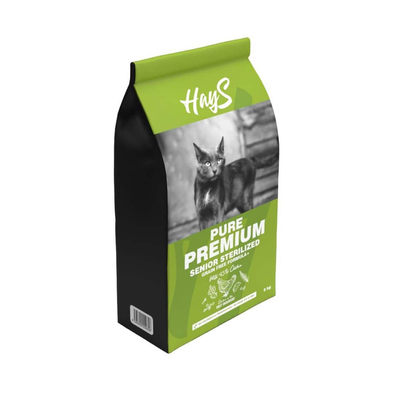 Meilleurs prix pour Croquettes Chat Senior Stérilisé – Hays Pure Premium au poulet – 6 kg
