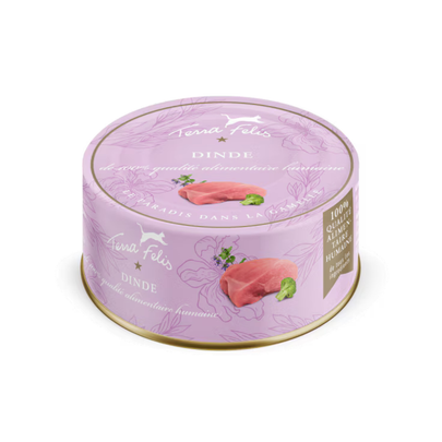 Comparer les prix de Boîtes Chat - Terra Felis dinde - 80 g