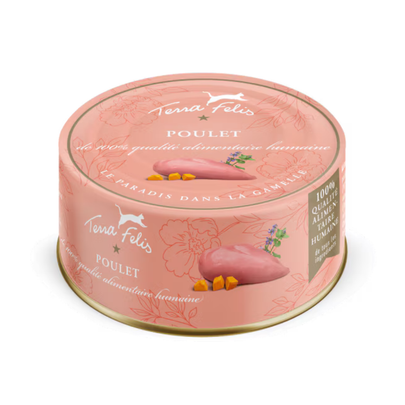 Comparer les prix de Boîtes Chat - Terra Felis poulet - 80 g