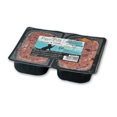 EASY BARF-BARF Chat - Easy Barf Nova Felis au poulet et dinde - 500 gr