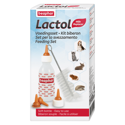 Comparer les prix de Kit biberon + 4 tétines et 1 goupillon pour animaux