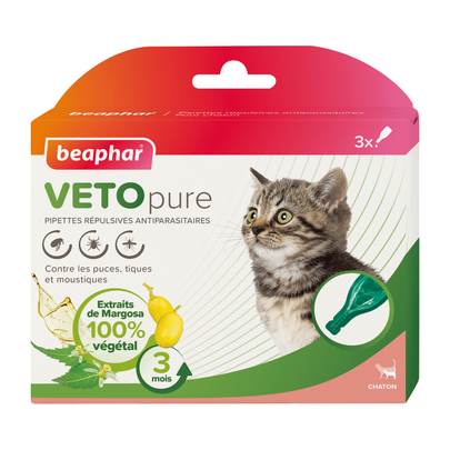 Meilleurs prix pour Pipettes antiparasitaires chatons Beaphar x3