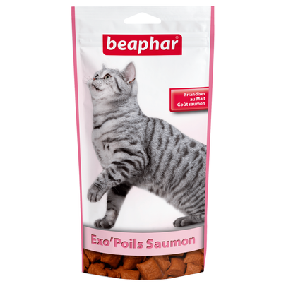 Comparer les prix de Friandise pour chat « Exo'poils » au Malt et Goût Saumon