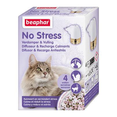BEAPHAR-Anti-Stress Chat – Beaphar Diffuseur calmant - Prise + Recharge 30ml