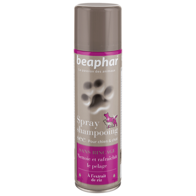 Comparer les prix de Hygiène Chien et Chat – Beaphar Spray Shampooing Sec Sans Rinçage – 250 ml