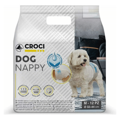 Meilleurs prix pour Hygiène Chien - Couches Croci Dog Nappy - M