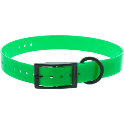 Canihunt Collier Chien Xtreme boucle double Vert - 65 x 2,5 cm