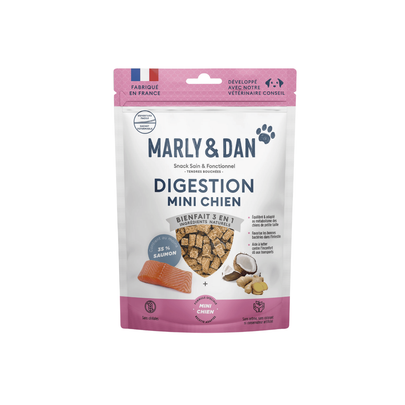 MARLY & DAN-Marly & Dan Friandise Chien Tendres bouchées Digestion Mini Chien - 50 gr