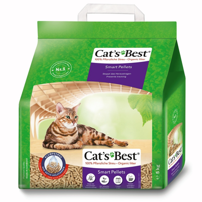 CAT'S BEST-Litière végétale chat - Cat's Best Smart Pellets - 5kg