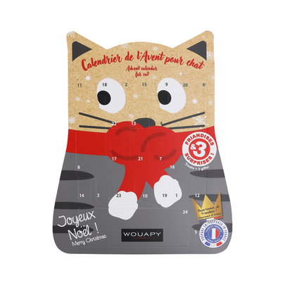 Comparer les prix de Friandises Chat – Wouapy Calendrier De L'Avent Surprise Noël