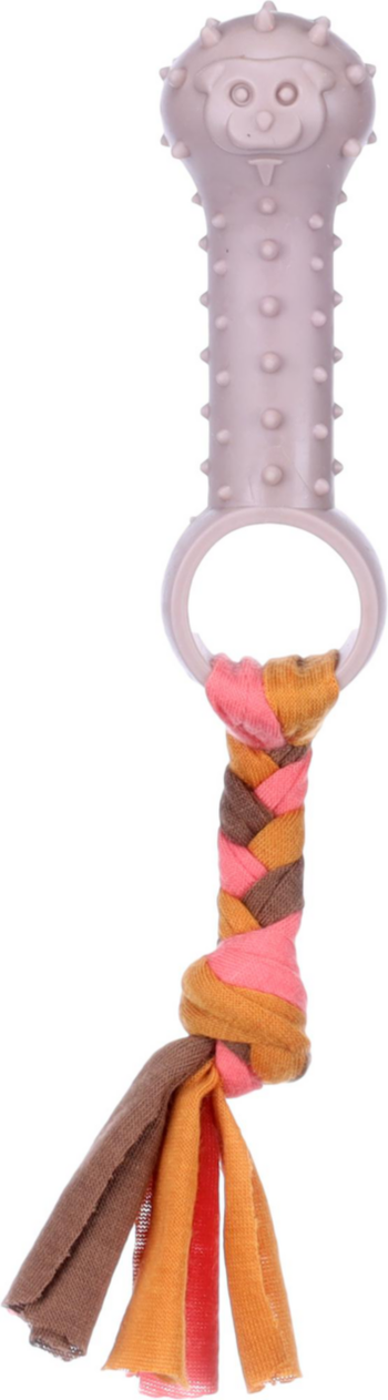 Visuel 1 du produit Flamingo Jouet Chiot Bunty Os Taupe - 20 x 3,2 x 3,2 cm