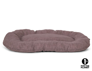Visuel 1 du produit Vadigran Coussin ovale pour chien Adelle brun - 100 x 65 cm