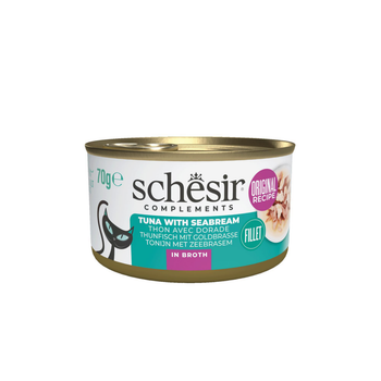 Visuel 1 du produit Schesir Aliments Humides Chat Thon Dorade Bouillon - 70 g