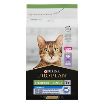 Visuel 2 du produit Pro Plan Croquettes Chat Sterilised Senior 7+ - 1,5 kg