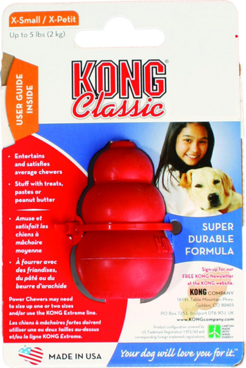 Visuel 2 du produit Kong Jouet Chien Classic Rouge - Taille XS