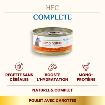 Visuel 2 du produit Boîte Chat – Almo Nature HFC Complete Poulet avec Carotte 70 gr