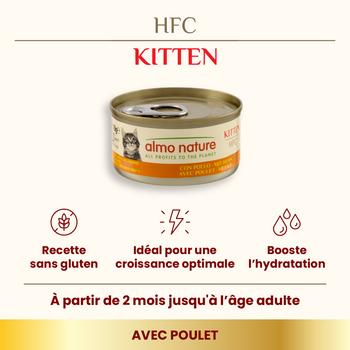 Visuel 2 du produit Boîte Chaton – Almo Nature HFC Natural Poulet 70 gr