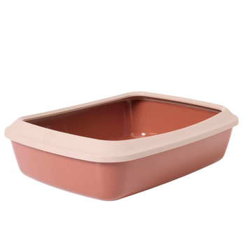 Visuel 2 du produit Savic Bac à litière Chat Iriz rose - 31,5 x 42 x 12,5 cm