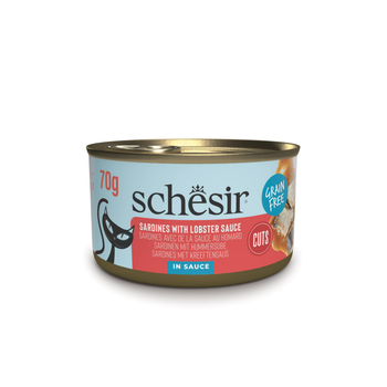 Visuel 1 du produit Schesir Aliments Humides Chat Morceaux De Sardines avec de La Sauce Au Homard Grill - 70 g
