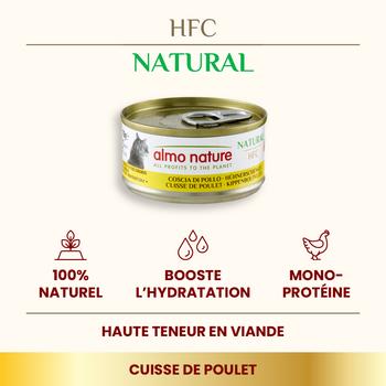 Visuel 2 du produit Boîte Chat – Almo Nature HFC Natural Cuisse de Poulet 70 gr