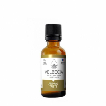 Visuel 1 du produit Velbecia Martin Sellier Fleurs De Bach Animal Triste Sans Alcool Made In France - 30 ml