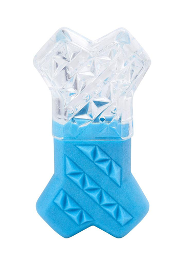 Visuel 1 du produit Wouapy Jouet Chien Os Fresh Bleu - 13 x 7 x 3,7 cm