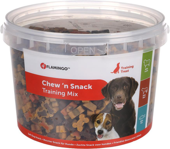 Visuel 1 du produit Flamingo Friandise Chien Chew'n Entrainement Snacks Agneau Bœuf & Poisson - 1,8 kg