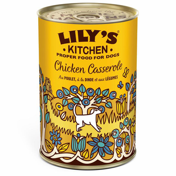 Visuel 1 du produit Lily's Kitchen Pâtée Chien Poulet Dinde Légumes - 400 gr