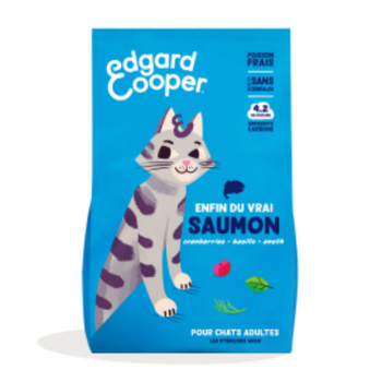 Visuel 1 du produit Edgard & Cooper Croquettes Chat Adulte Saumon Sans Céréales - 4 kg