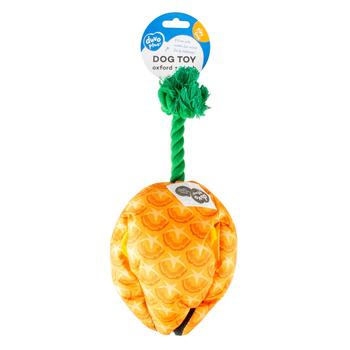 Visuel 1 du produit Duvoplus Jouet Chien Distributeur De Friandises Jaune Ananas - Taille 37 x 37 x 26 cm