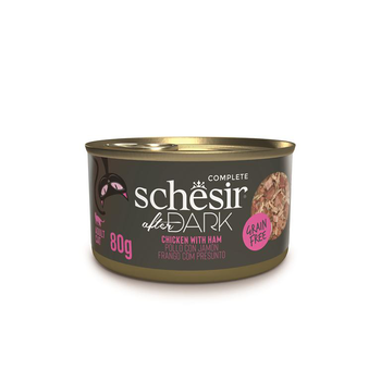 Visuel 1 du produit Schesir Aliments Humides Chat Poulet/Jambon After Dark - 80 g
