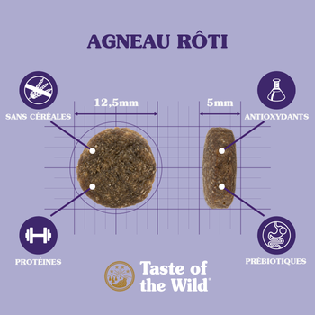 Visuel 2 du produit Croquettes chien Sans Céréales - Taste of the Wild Sierra Mountain Canine - 12,2kg